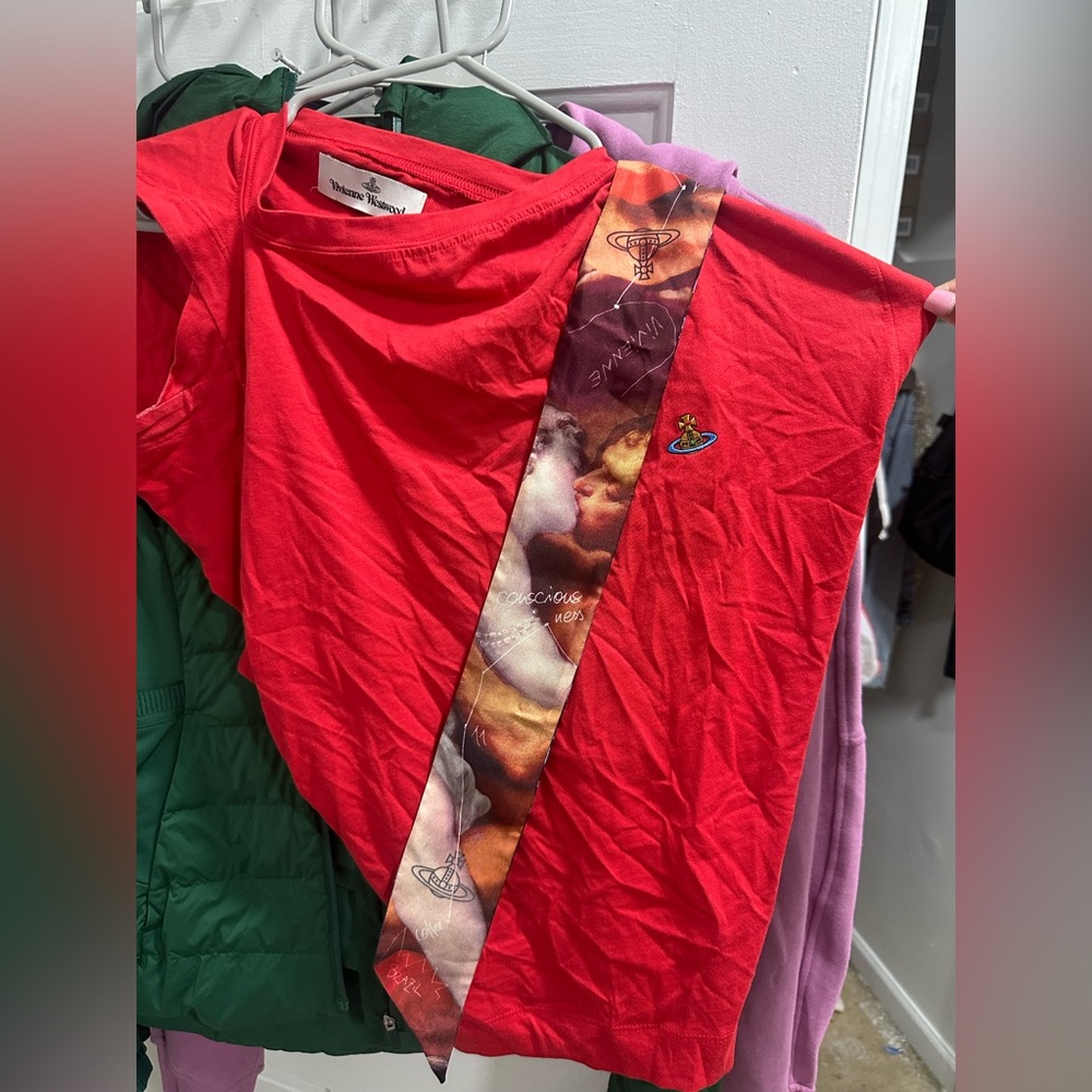 Vivienne westwood hebo shirt + silk scarf